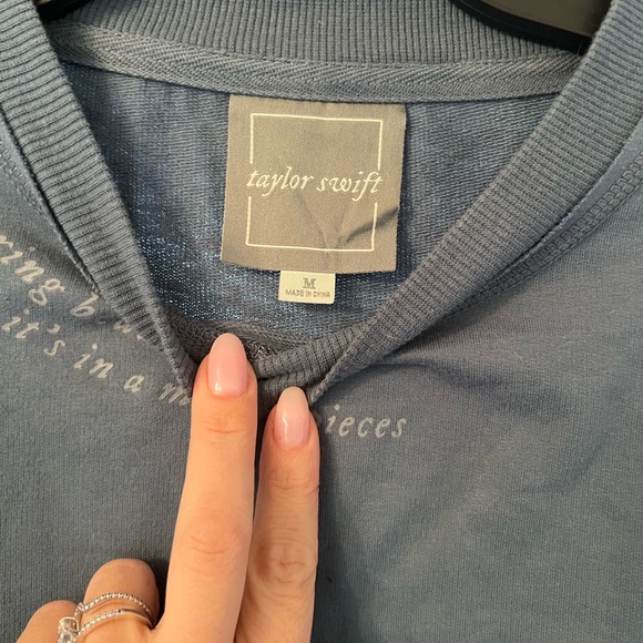 Taylor Swift Official Merch Folklore Mirrorball Tshirt Dress Sz M RARE - Picture 3 of 5